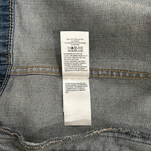 Lucky Brand Tomboy Trucker Women's Denim Jacket - Medium - Blue Vintage Wash - Picture 6 of 9